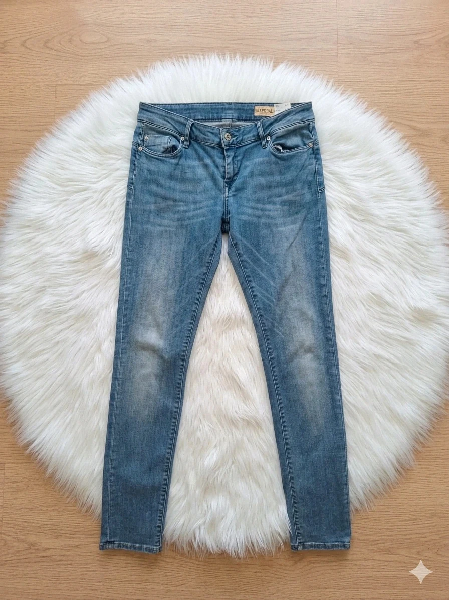 Jean Kaporal bleu clair – Taille L – Coupe ajustée – Bon état